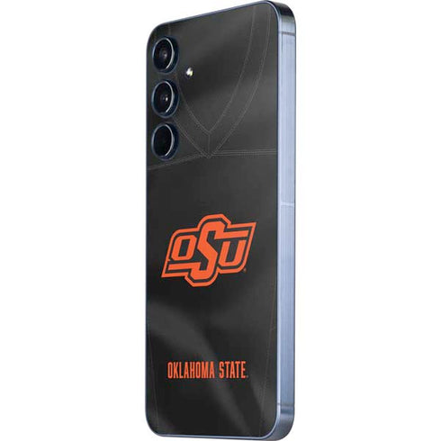 Oklahoma State University Black Jersey Galaxy A35 5G Skin